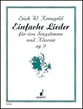 Einfache Lieder Op. 9 Vocal Solo & Collections sheet music cover